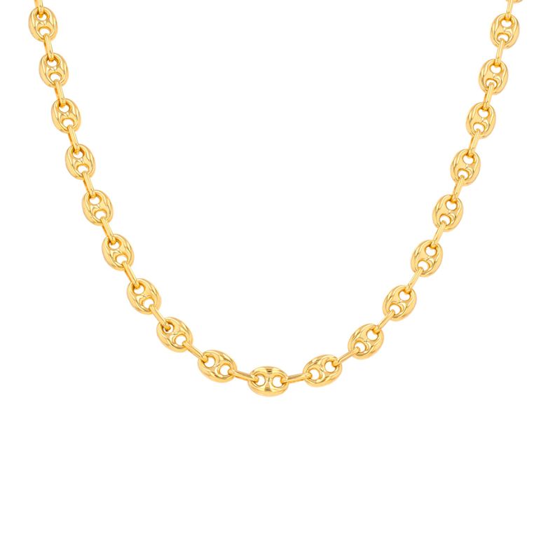 Collier grains de café or jaune 21.16g Comme neuf -  reconditionné disponible sur Gemme Les Bijoux
